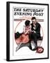 "Palm Reader" or "Fortuneteller" Saturday Evening Post Cover, March 12,1921-Norman Rockwell-Framed Giclee Print