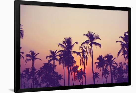 Palm Sky 1-Design Fabrikken-Framed Photographic Print