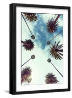 Palm Sky 2-Design Fabrikken-Framed Photographic Print