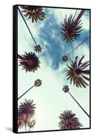 Palm Sky 2-Design Fabrikken-Framed Stretched Canvas