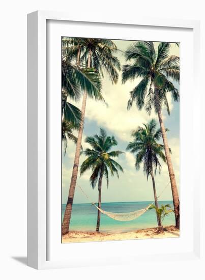 Palm Sky 3-Design Fabrikken-Framed Photographic Print