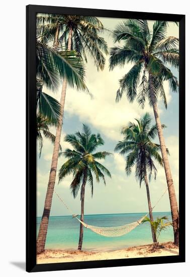 Palm Sky 3-Design Fabrikken-Framed Photographic Print