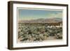 Palm Springs, California - Desert Home Overlooking the City-Lantern Press-Framed Art Print