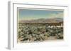 Palm Springs, California - Desert Home Overlooking the City-Lantern Press-Framed Art Print