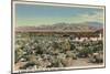 Palm Springs, California - Desert Home Overlooking the City-Lantern Press-Mounted Art Print