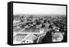 Palm Springs, California Town View Photograph - Palm Springs, CA-Lantern Press-Framed Stretched Canvas