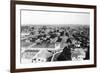 Palm Springs, California Town View Photograph - Palm Springs, CA-Lantern Press-Framed Art Print