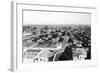 Palm Springs, California Town View Photograph - Palm Springs, CA-Lantern Press-Framed Art Print