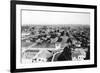 Palm Springs, California Town View Photograph - Palm Springs, CA-Lantern Press-Framed Premium Giclee Print