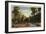 Palm Springs, California - View of Palm Springs Canyon-Lantern Press-Framed Art Print