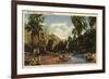 Palm Springs, California - View of Palm Springs Canyon-Lantern Press-Framed Premium Giclee Print