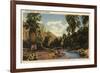 Palm Springs, California - View of Palm Springs Canyon-Lantern Press-Framed Premium Giclee Print