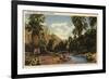 Palm Springs, California - View of Palm Springs Canyon-Lantern Press-Framed Premium Giclee Print