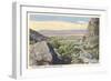 Palm Springs from Tahquiz Canyon-null-Framed Premium Giclee Print