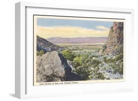 Palm Springs from Tahquiz Canyon-null-Framed Premium Giclee Print