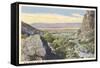 Palm Springs from Tahquiz Canyon-null-Framed Stretched Canvas