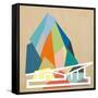 Palm Springs Home 2-Kyle Goderwis-Framed Stretched Canvas