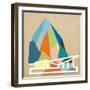 Palm Springs Home 2-Kyle Goderwis-Framed Giclee Print