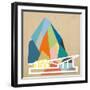 Palm Springs Home 2-Kyle Goderwis-Framed Giclee Print