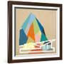 Palm Springs Home 2-Kyle Goderwis-Framed Giclee Print