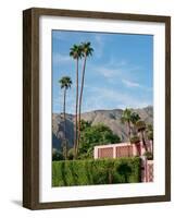 Palm Springs Pink House-Bethany Young-Framed Photographic Print