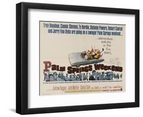 Palm Springs Weekend, 1963, Directed by Norman Taurog-null-Framed Giclee Print