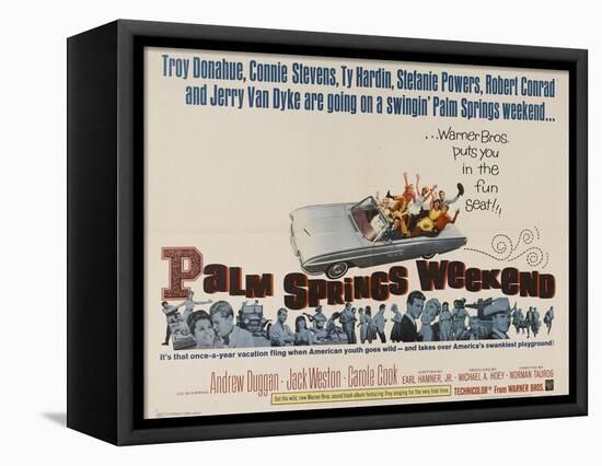 Palm Springs Weekend, 1963, Directed by Norman Taurog-null-Framed Stretched Canvas