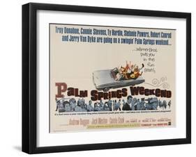 Palm Springs Weekend, 1963, Directed by Norman Taurog-null-Framed Giclee Print