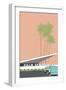 Palm Springs With Convertible-Jen Bucheli-Framed Art Print