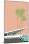 Palm Springs With Convertible-Jen Bucheli-Mounted Art Print