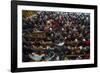 Palm Sunday celebration in a Paris Catholic church, France-Godong-Framed Photographic Print