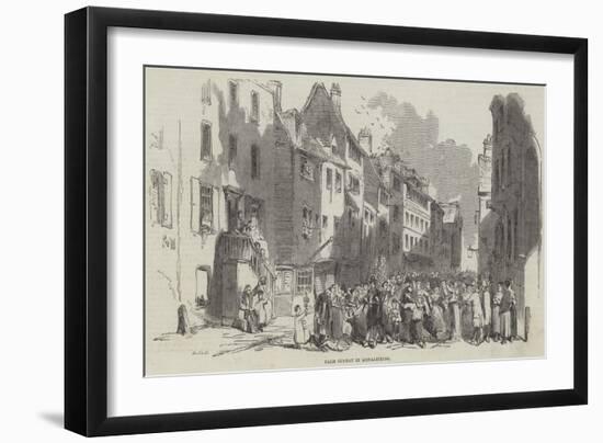 Palm Sunday in Spitalfields-null-Framed Giclee Print