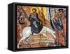 Palm Sunday Mosaic, Saint George's Greek Orthodox Church, Madaba, Jordan.-William Perry-Framed Stretched Canvas