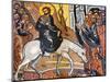 Palm Sunday Mosaic, Saint George's Greek Orthodox Church, Madaba, Jordan.-William Perry-Mounted Photographic Print