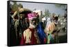 Palm Sunday Procession, Axoum (Axum) (Aksum), Tigre Region, Ethiopia, Africa-Bruno Barbier-Framed Stretched Canvas