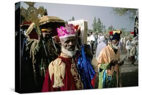 Palm Sunday Procession, Axoum (Axum) (Aksum), Tigre Region, Ethiopia, Africa-Bruno Barbier-Stretched Canvas
