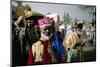 Palm Sunday Procession, Axoum (Axum) (Aksum), Tigre Region, Ethiopia, Africa-Bruno Barbier-Mounted Premium Photographic Print