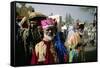 Palm Sunday Procession, Axoum (Axum) (Aksum), Tigre Region, Ethiopia, Africa-Bruno Barbier-Framed Stretched Canvas