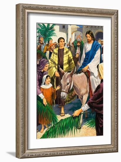 Palm Sunday-Clive Uptton-Framed Giclee Print