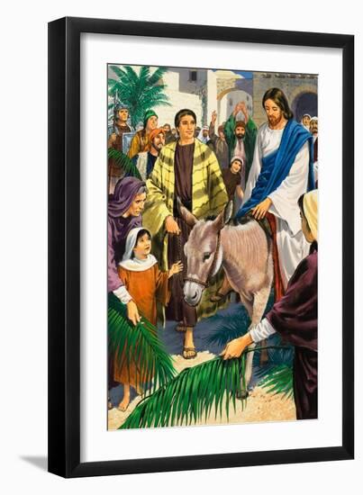 Palm Sunday-Clive Uptton-Framed Giclee Print