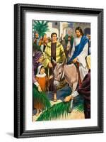 Palm Sunday-Clive Uptton-Framed Giclee Print