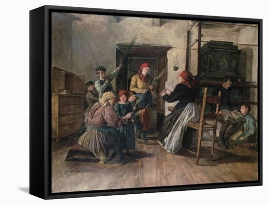 Palm Sunday-Ferdinand Georg Waldmuller-Framed Stretched Canvas