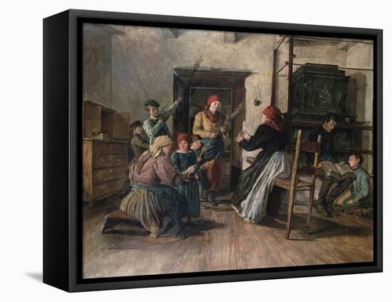 Palm Sunday-Ferdinand Georg Waldmuller-Framed Stretched Canvas