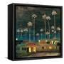 Palm Sunset-PI Studio-Framed Stretched Canvas