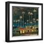 Palm Sunset-PI Studio-Framed Art Print