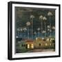 Palm Sunset-PI Studio-Framed Art Print