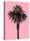 Palm Tree 1996 (Pink)-Erik Asla-Stretched Canvas