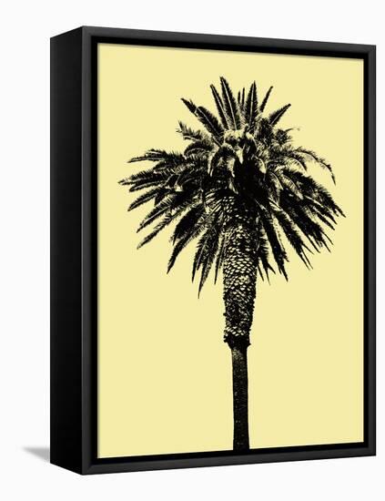 Palm Tree 1996 (Yellow)-Erik Asla-Framed Stretched Canvas