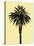 Palm Tree 1996 (Yellow)-Erik Asla-Stretched Canvas