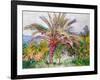 Palm Tree at Bordighera, C.1884-Claude Monet-Framed Giclee Print